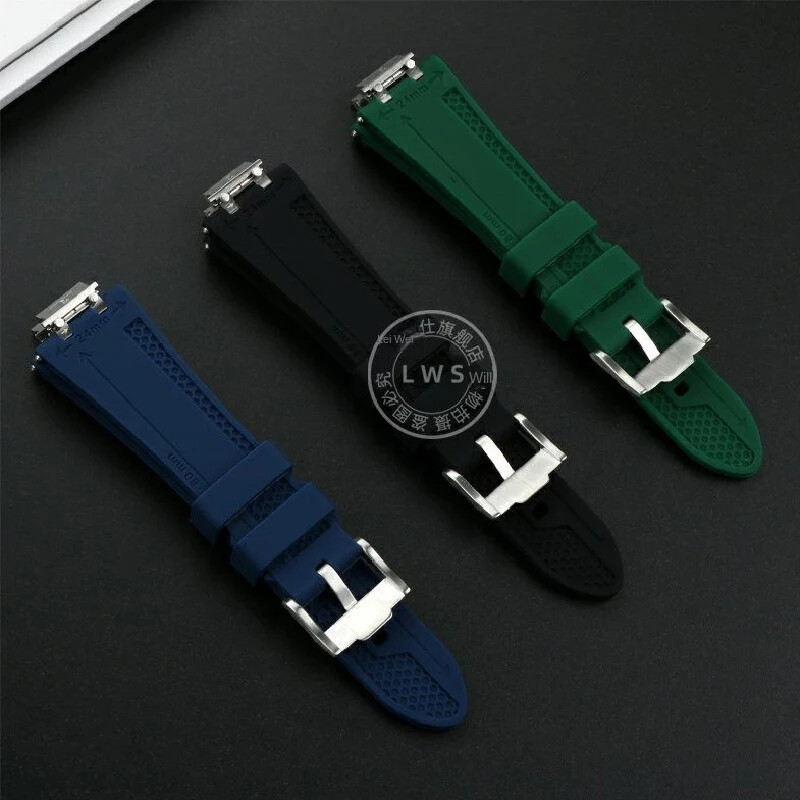 Rubber Watchband For MAURICE LACROIX AIKON AI6008 AI6007 AI6038 Waterproof 22mm
