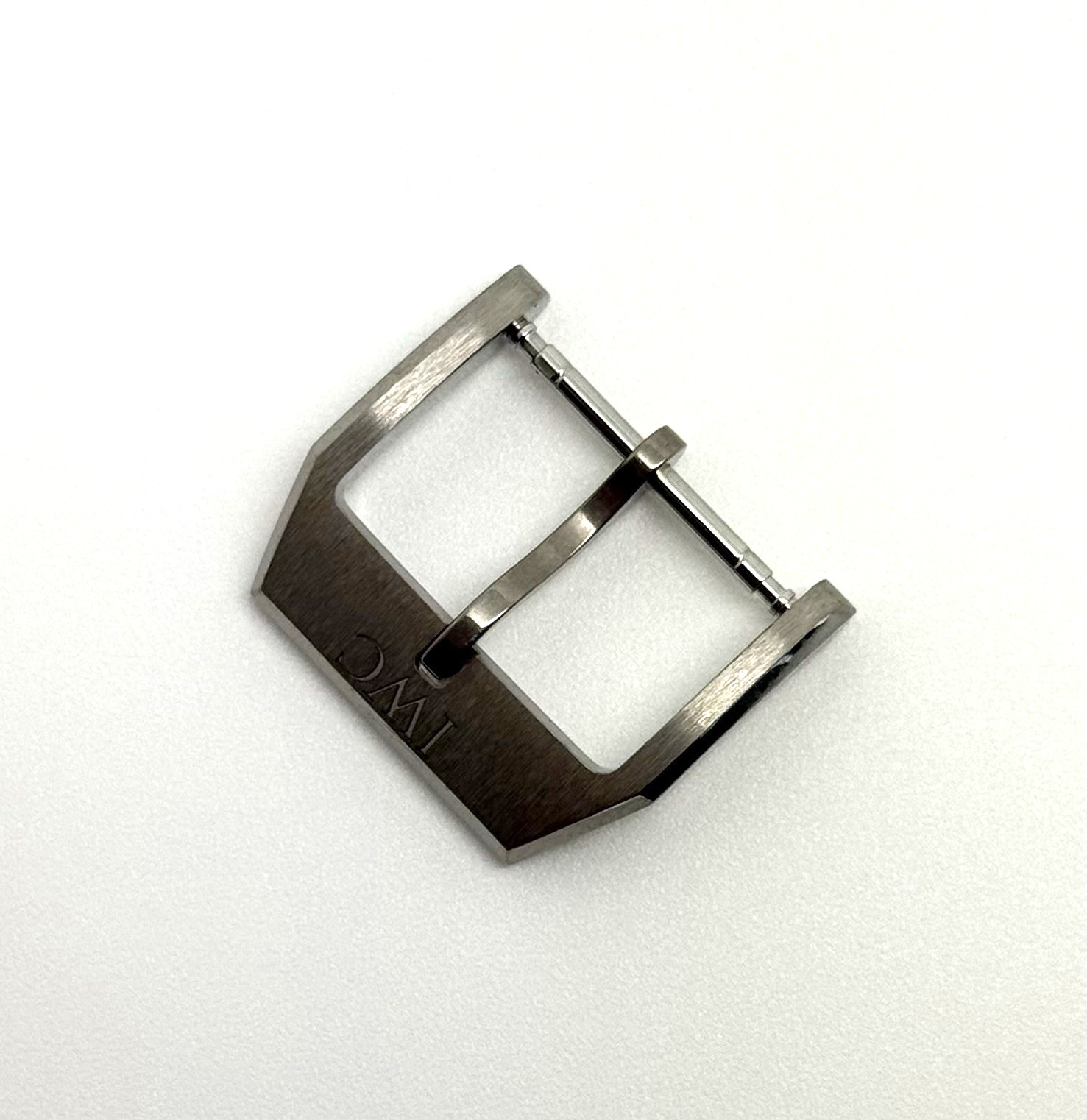 IWC 18mm Titanium Brushed Tang Pin Buckle Clasp Authentic OEM