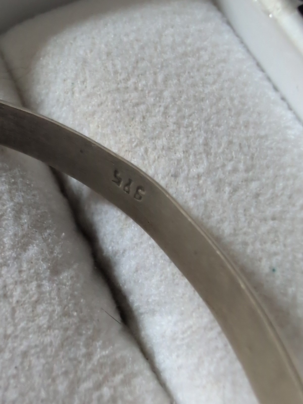 Starling 925 2 Matching Custom Designer Made Bangle Bracelets Great Vintage 29G