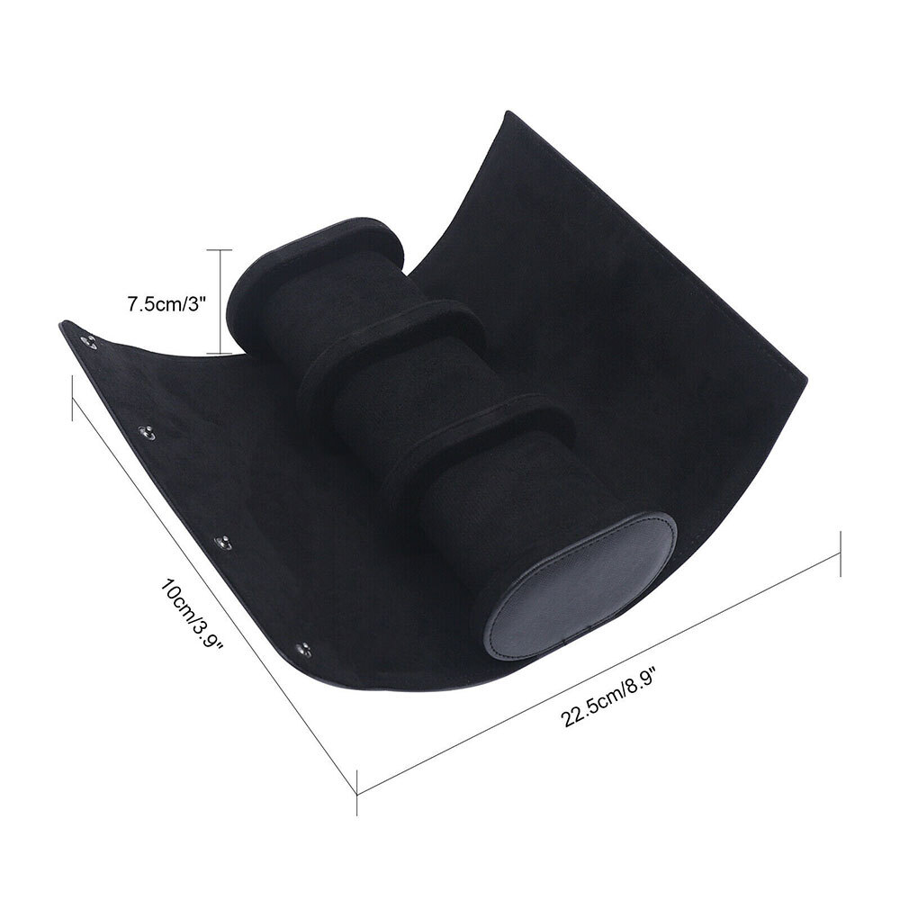 1/2/3Slot Watch Roll Travel Case Portable Leather Display Jewelry Storage box#