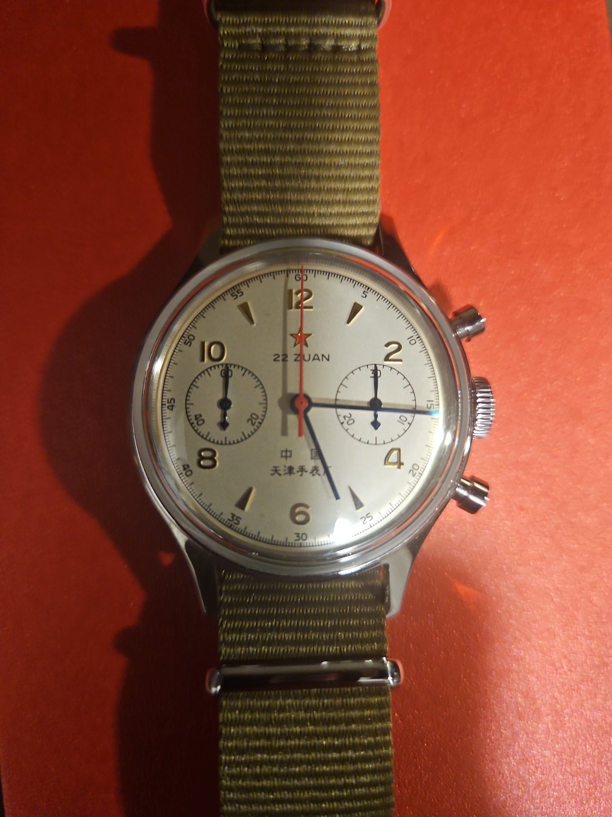 1963 Seagull ST1901 Mechanical Watch 38mm Sapphire No Gooseneck