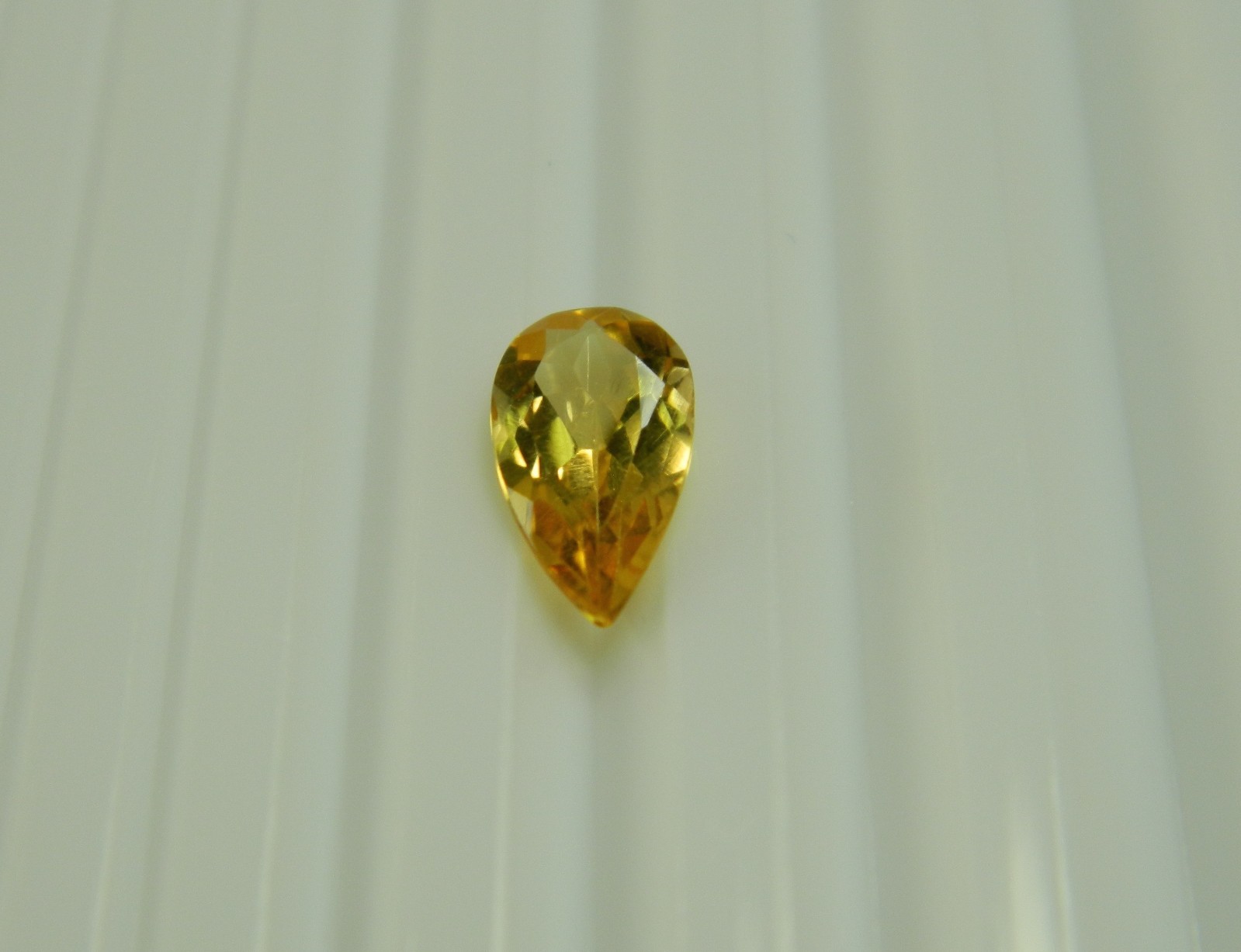 Imperial Topaz 1.27 Ct Clarity VVS Pear Cut Natural Golden Brazil I216