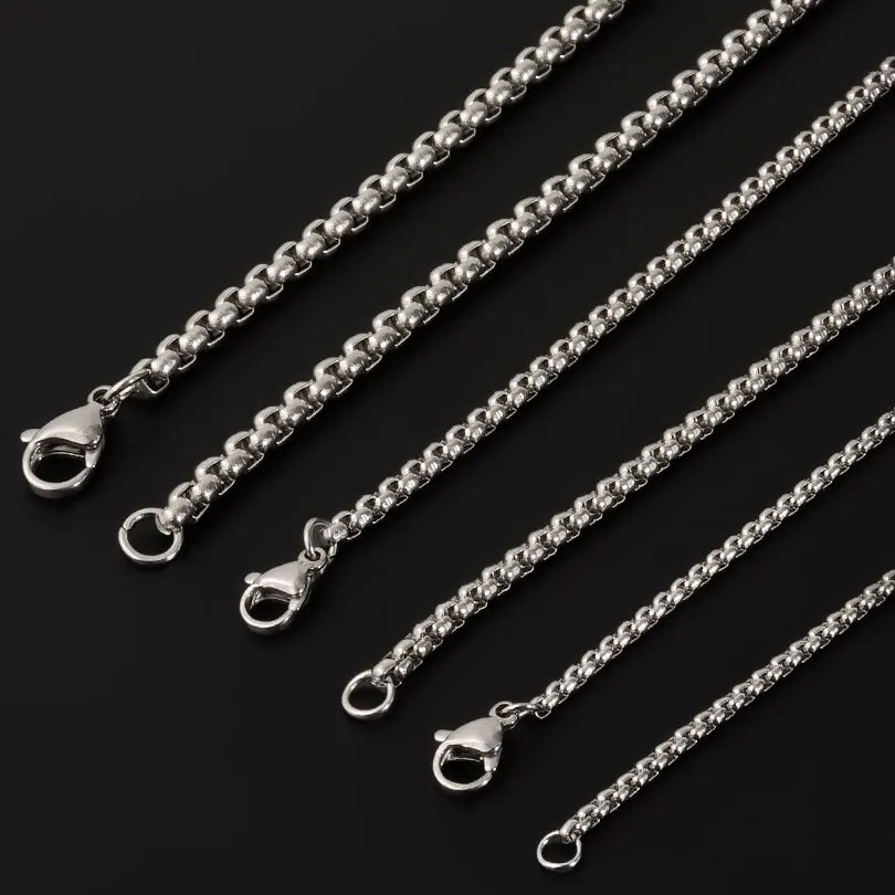 925 Sterling Silver Italian Rope Chain Men’s Necklace 4mm – NEW