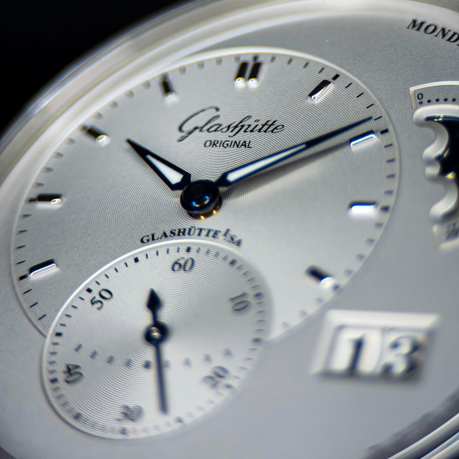 2022 Glashütte 40mm PanoMaticLunar Moonphase 1-90-02-42-32-61 with box & papers