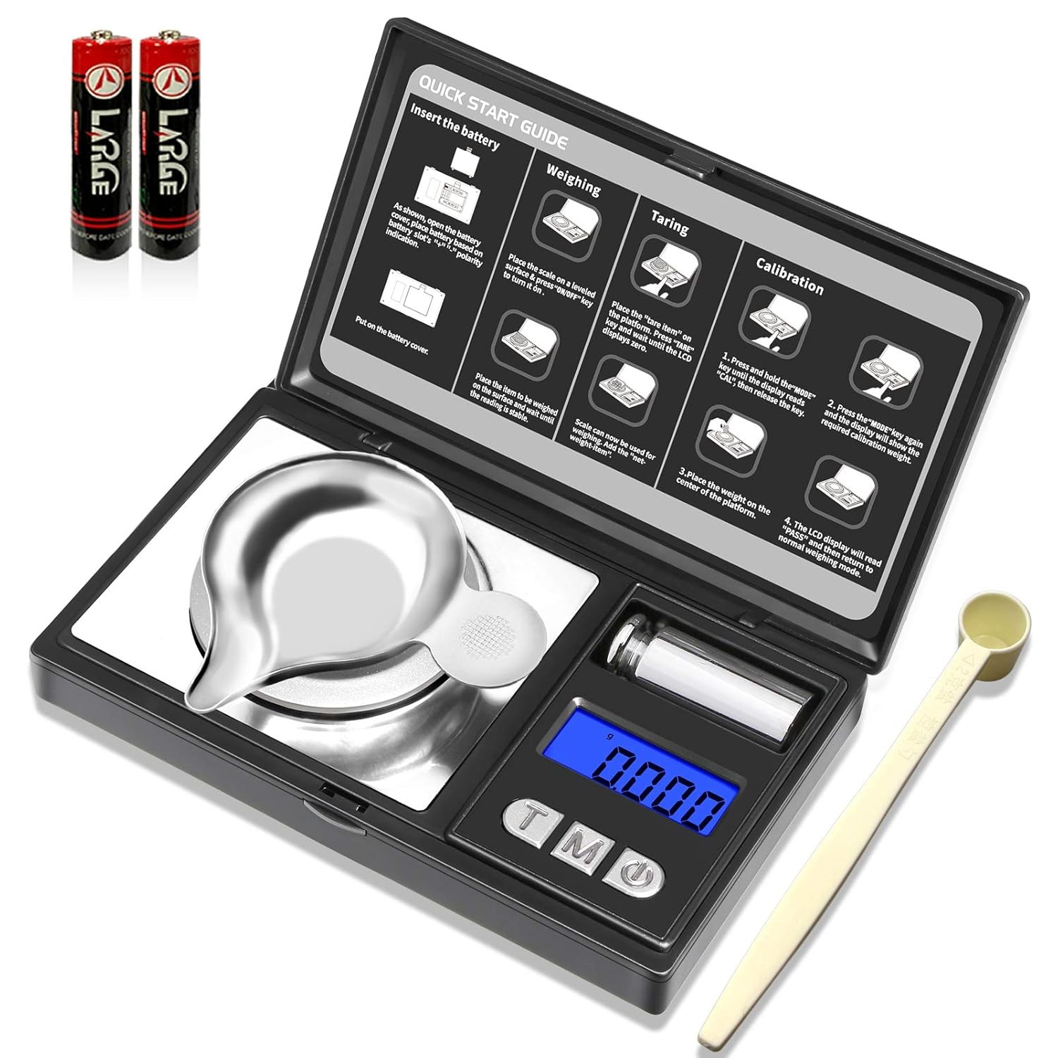 50g Digital Jewelry Scale Milligram 0.001g Precision Micro Gram Scale 50g