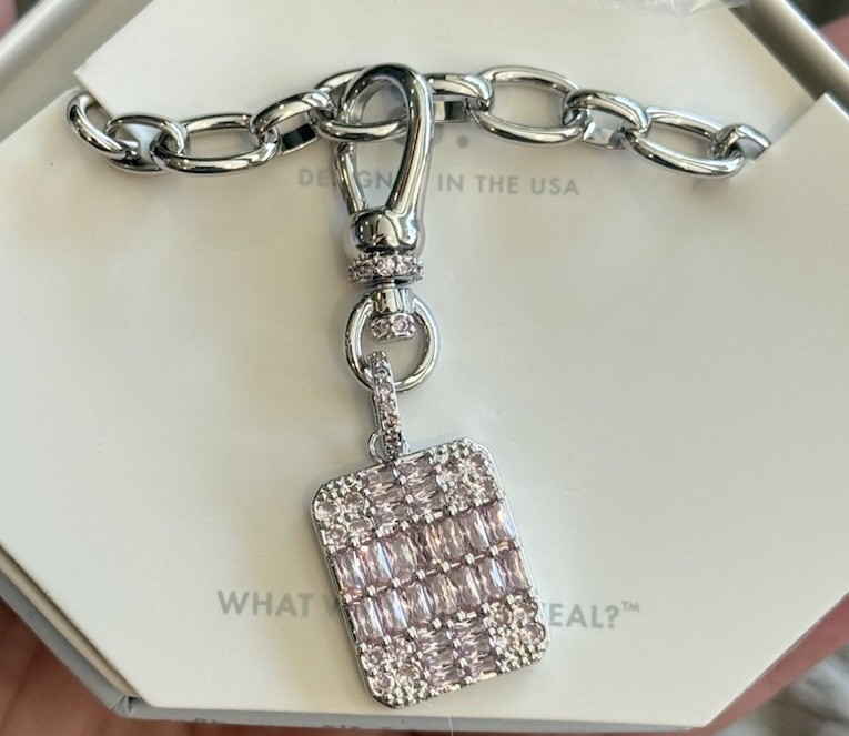 Bomb Party BP-OG Necklace-Exclusive Bringback-Be Anything But Basic-Rhodium