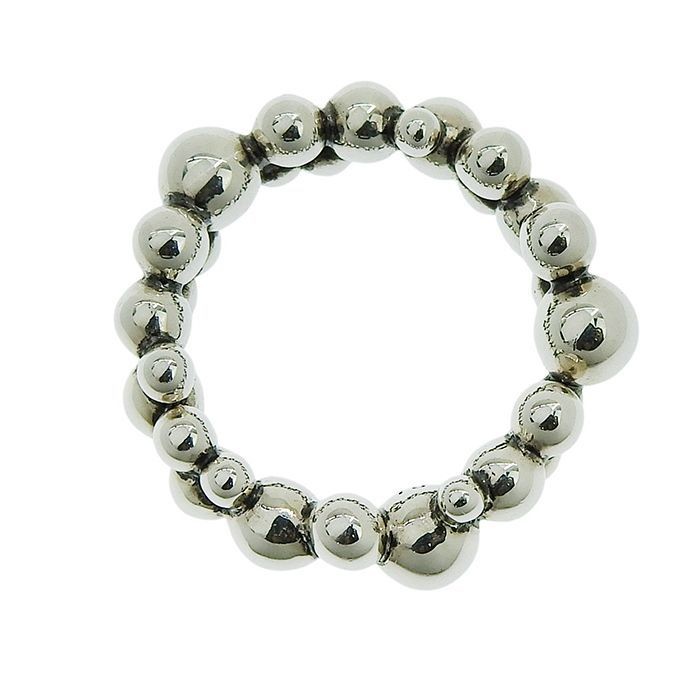 Georg Jensen Moonlight Grape Band Ring Sterling Silver 925 US Size 3.75