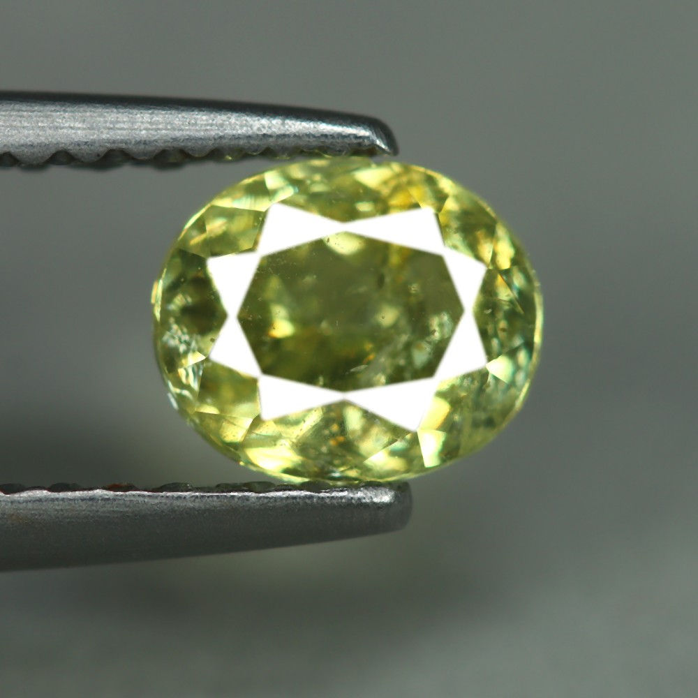1.08 Cts_Extreme Fire_100 % Natural Unheated Yellowish Green Mali Garnet