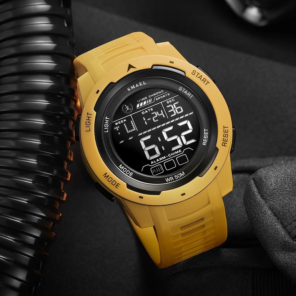 Men’s 50M Waterproof Sport Digital Military Smart Watch Gym Fitness Running Gift