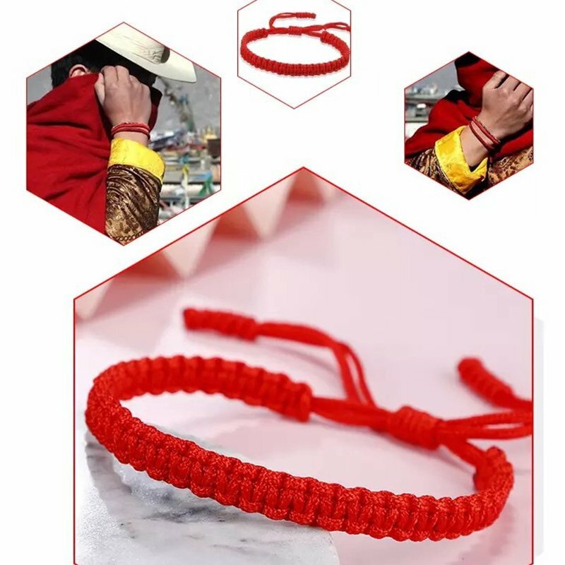 Simple Ethnic Tibetan Woven Amulet Bracelet Bangle For Women Men Handmade Rope