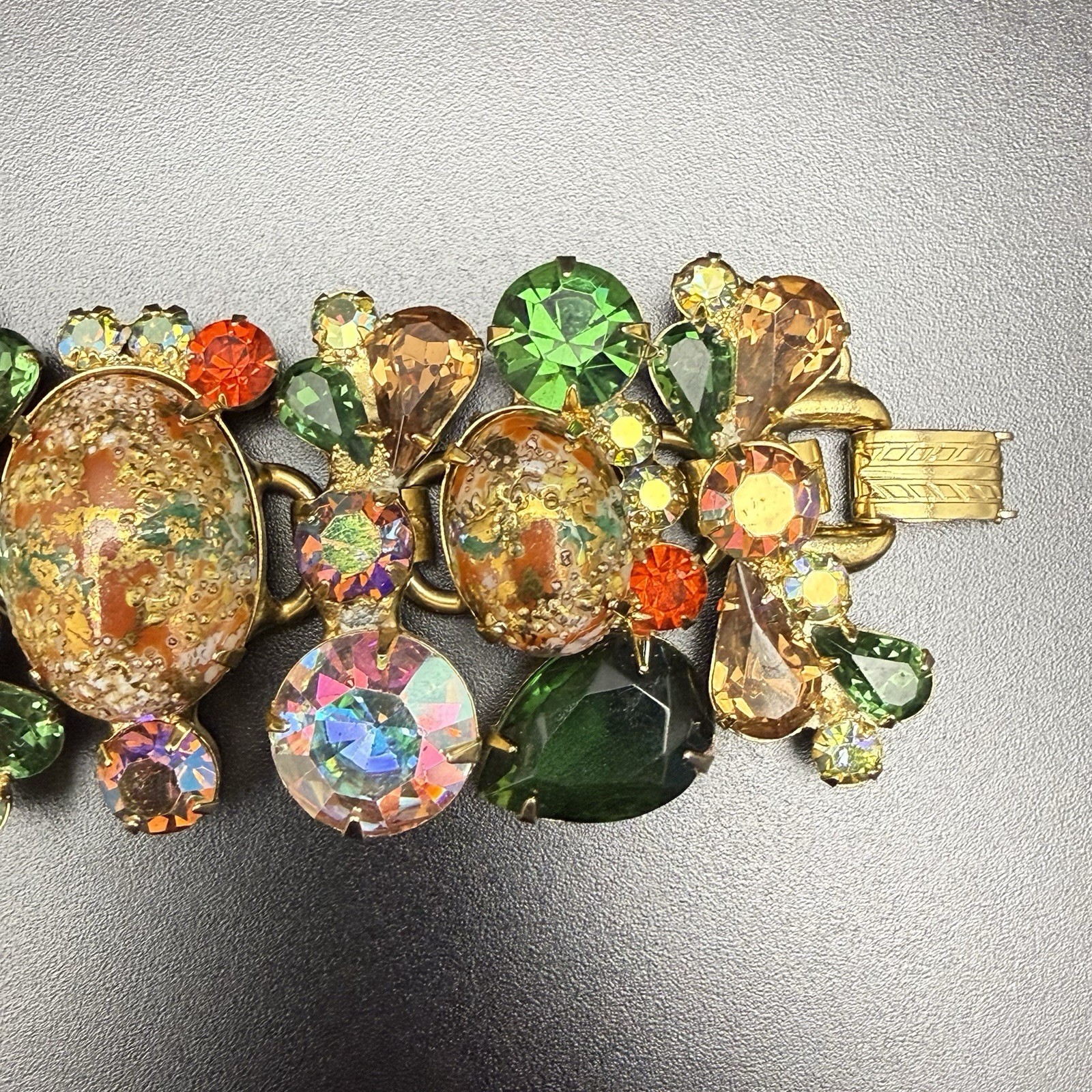 Vintage Juliana D&E Stipple Easter Egg Bracelet Brooch Clip Earrings Book Set