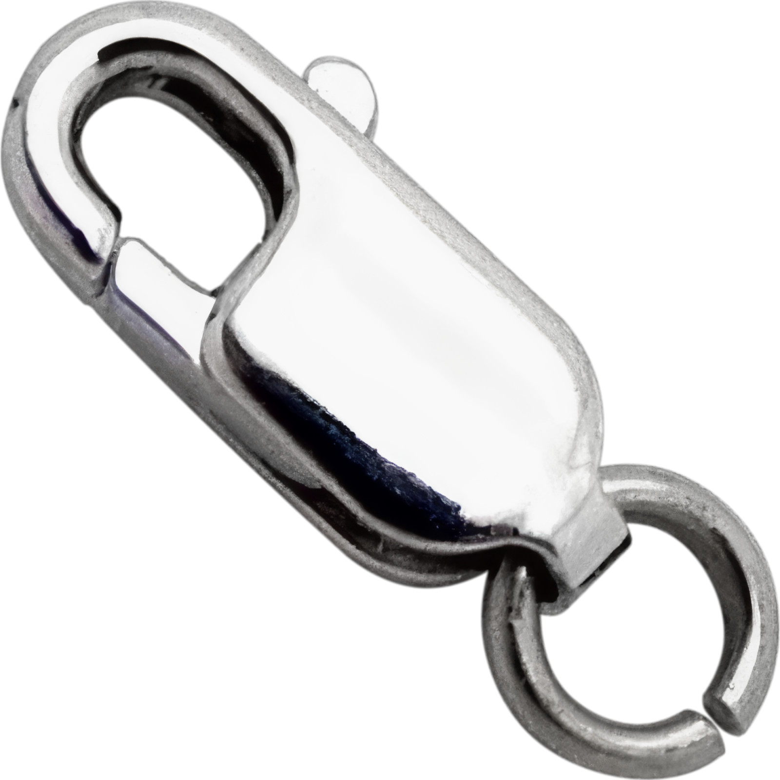 New 14K White Gold Lobster Spring Clasp 4x10mm Part 0.5 grams