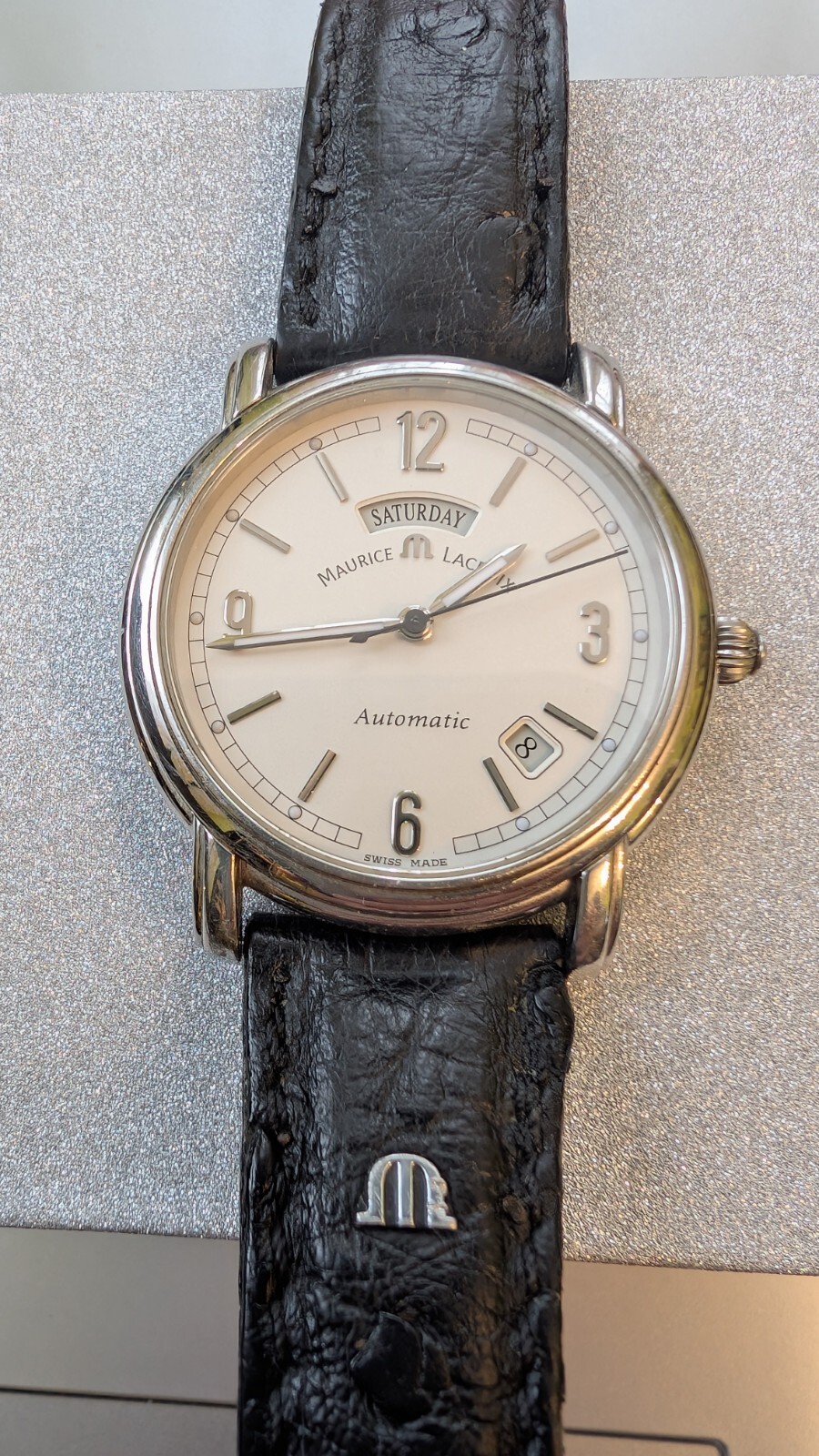 Mens watch Maurice Lacroix Pontos Classic Automatic Steel Day Date Watch PT6027