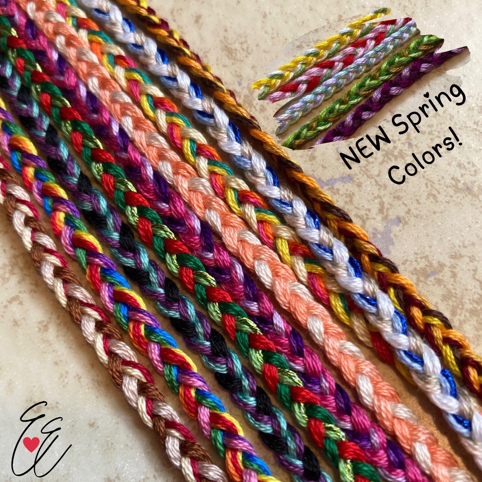 Handmade Custom Thread Braided Stacking Anklets Waterproof Multi Color Options