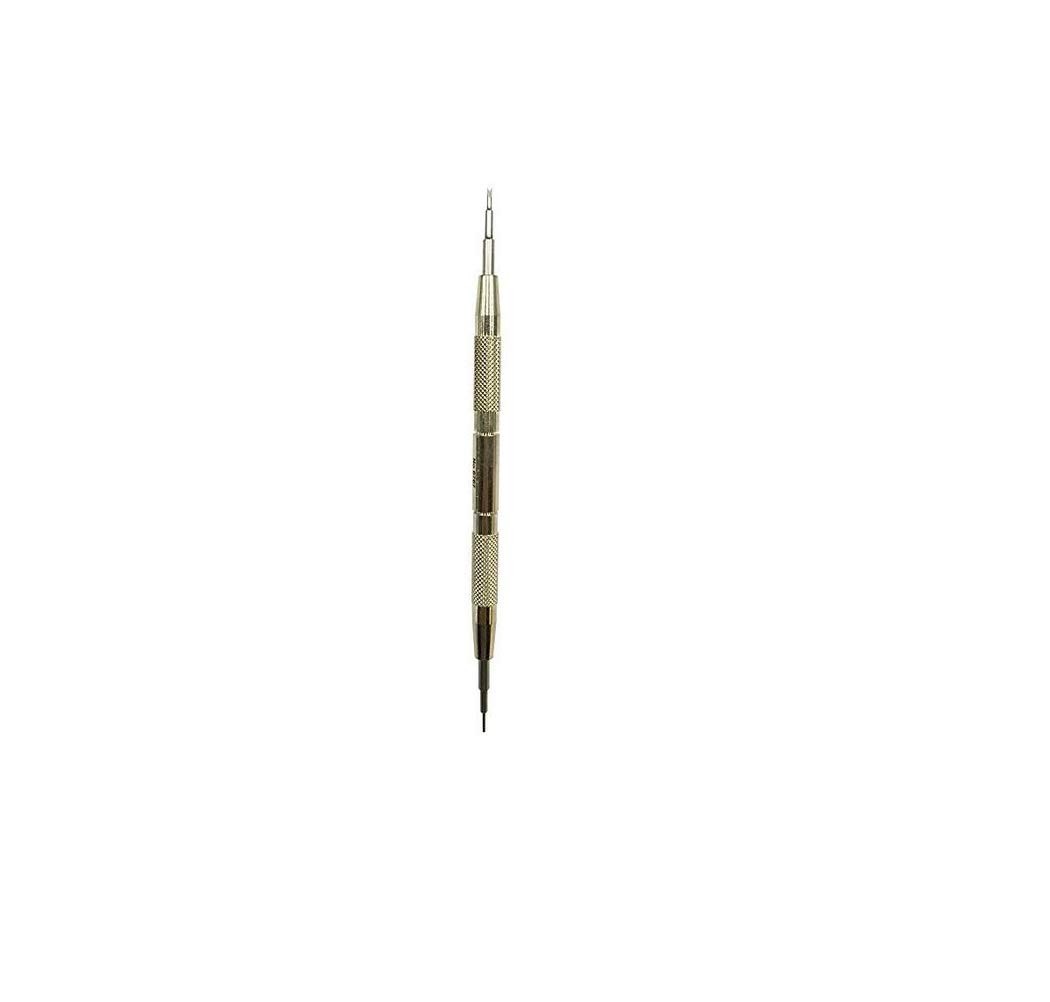 Bergeon 6767~F Watch Spring Bar Tool, Stainless Steel Handle, Replaceable Screw