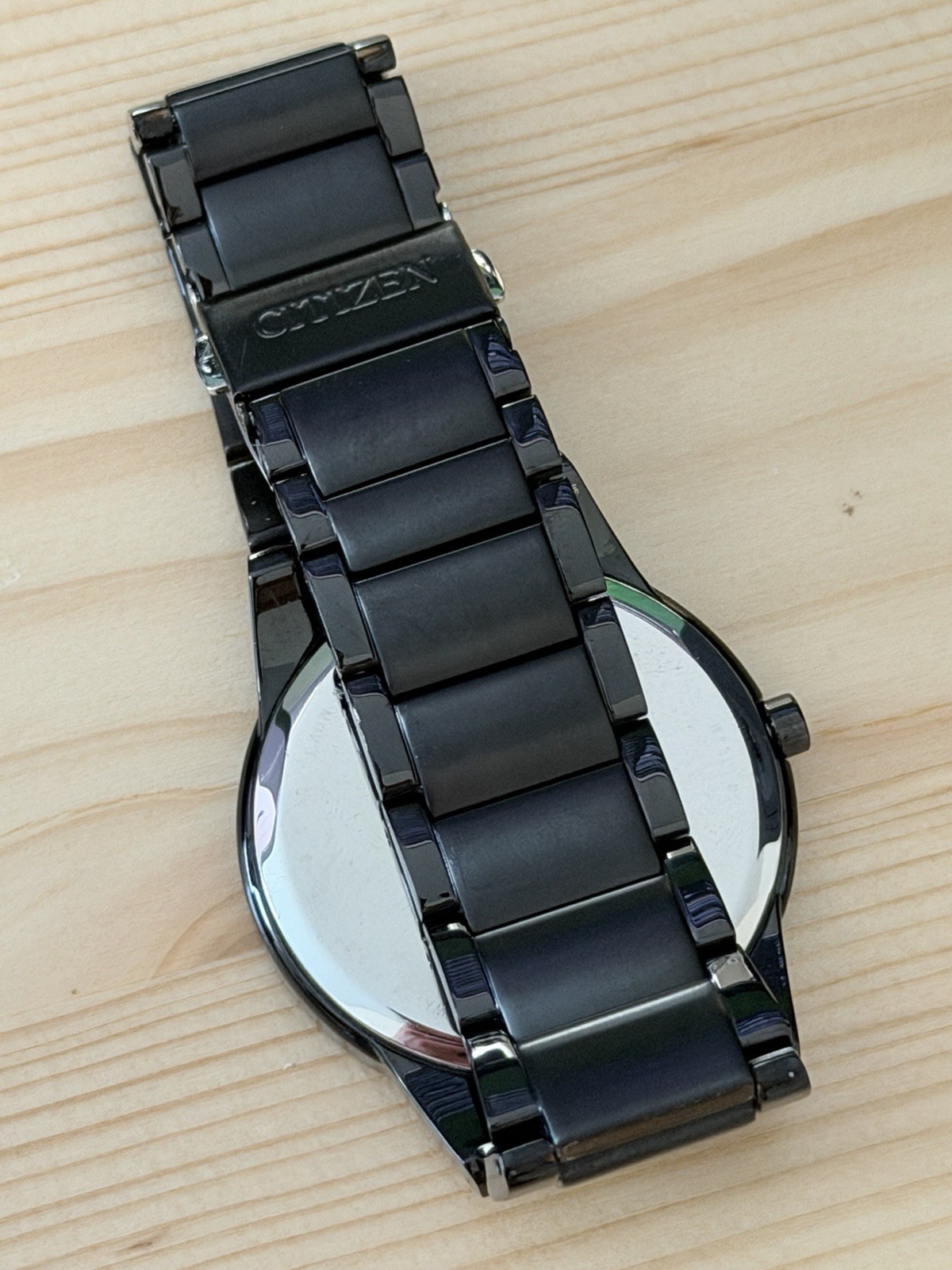 Citizen Eco-Drive Axiom All Blackout 40mm Watch AU106558E – Fits 7.5″ Wrist