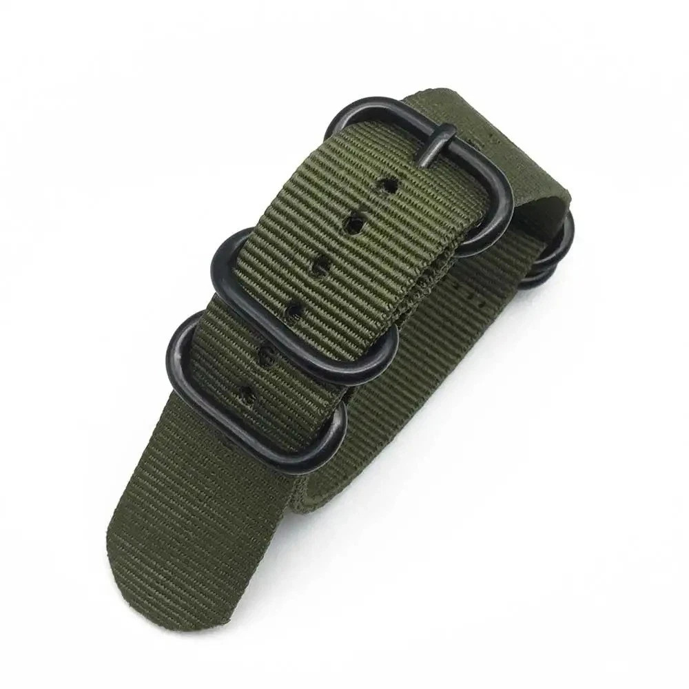 18mm 20mm 22mm Durable Military Woven Nylon Wrist Watch Band Quick Release Strap