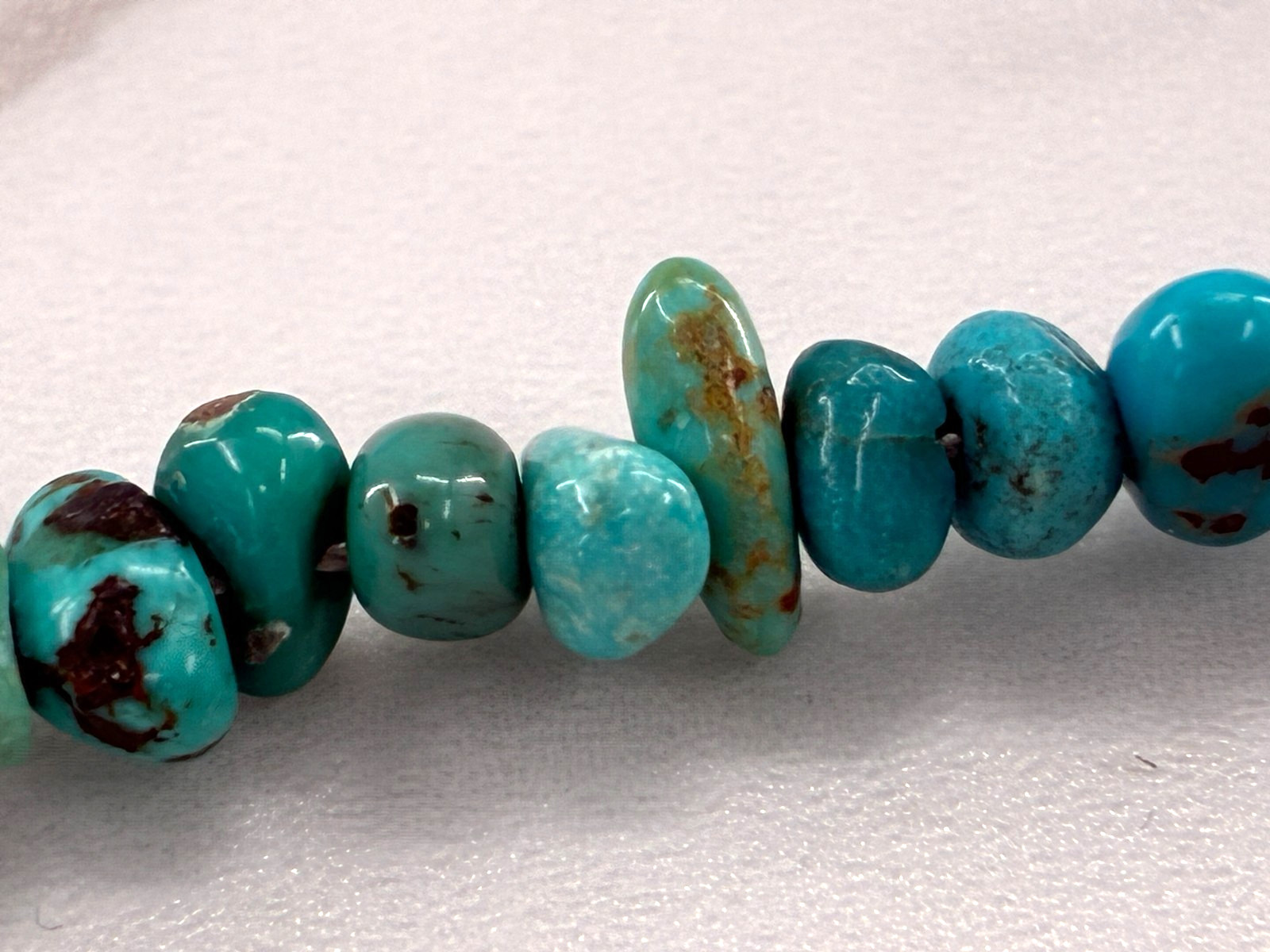 Jay King DTR Iron Mountain Turquoise Natural Citrine Eclectic Bead Necklace 925