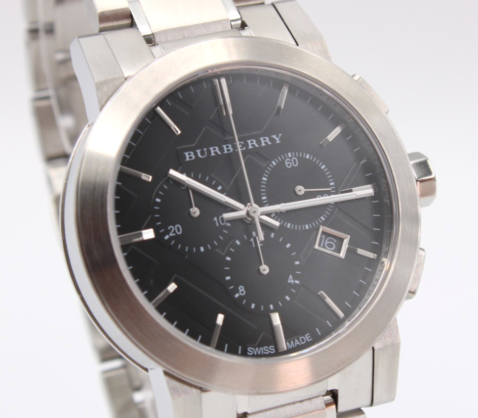 BURBERRY The City BU9351 Stainless Steel Black Dial Men’s Watch 42mm