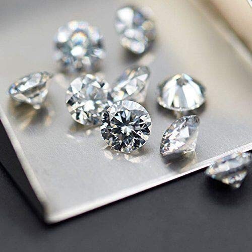 280 Pcs Loose Lab Grown CVD Diamond 0.90 MM Round D Color IF CLARITY Certified