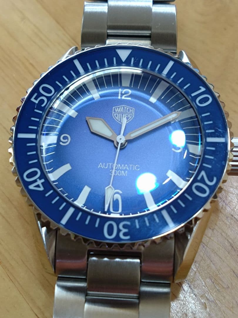 Watchdives Automatic Rare Working Diver Watch Non Date 38mm 18cm7.09in A2016