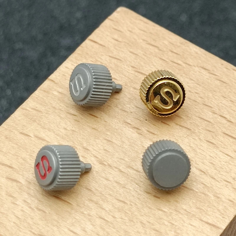Silver Gold Black S Watch Crown Watch Parts Replacement crown for