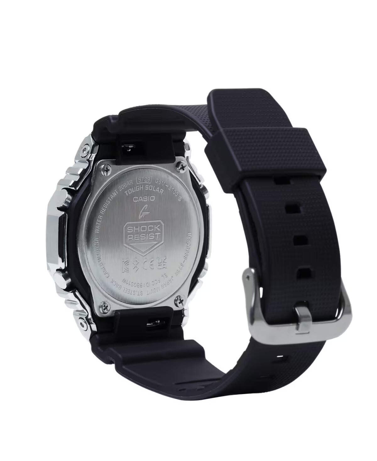 CASIO G-SHOCK GBM-2100-1A “CASIOAK” SOLAR BLUETOOTH G-STEEL WATCH