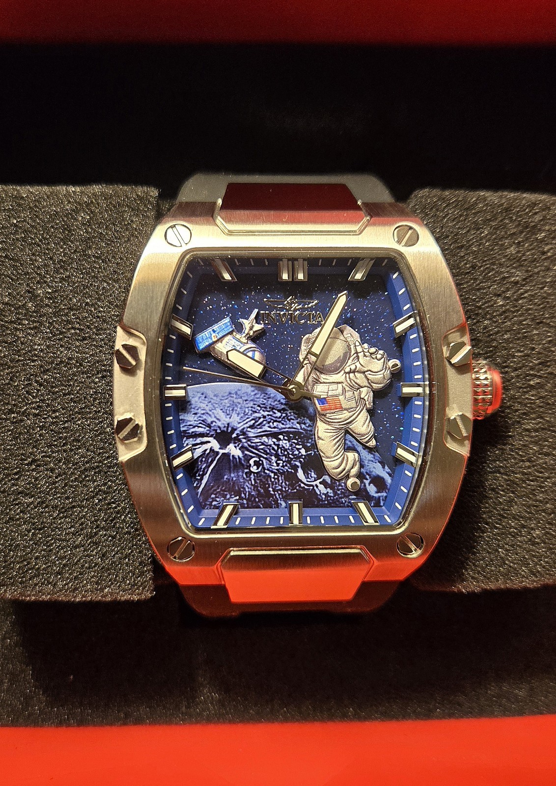 INVICTA S1 Rally Moonlander #50643 Astronaut Space Dial 43mm