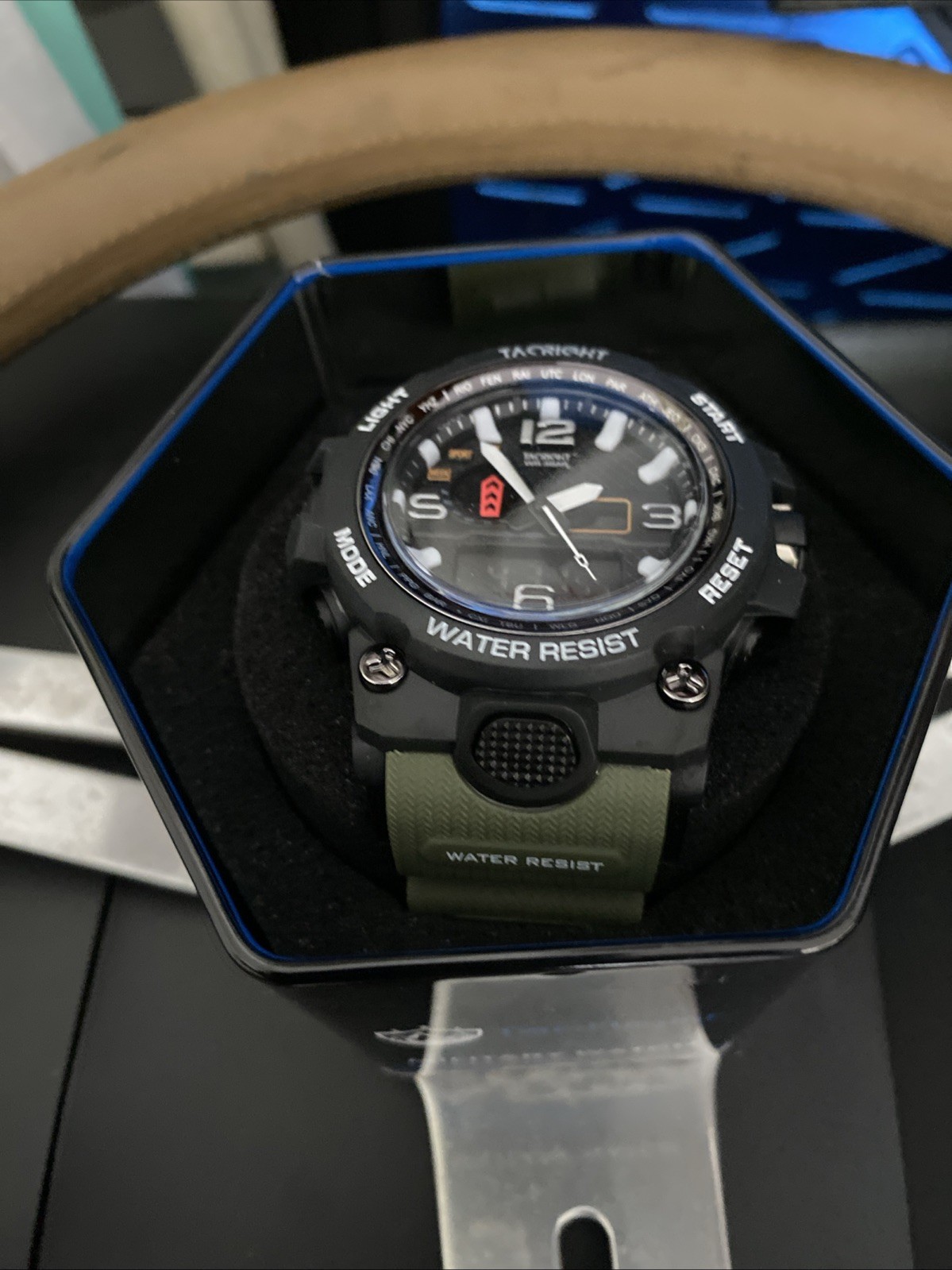 TacRight Military Watch OD Green – TacRight, New In Gift Tin😀