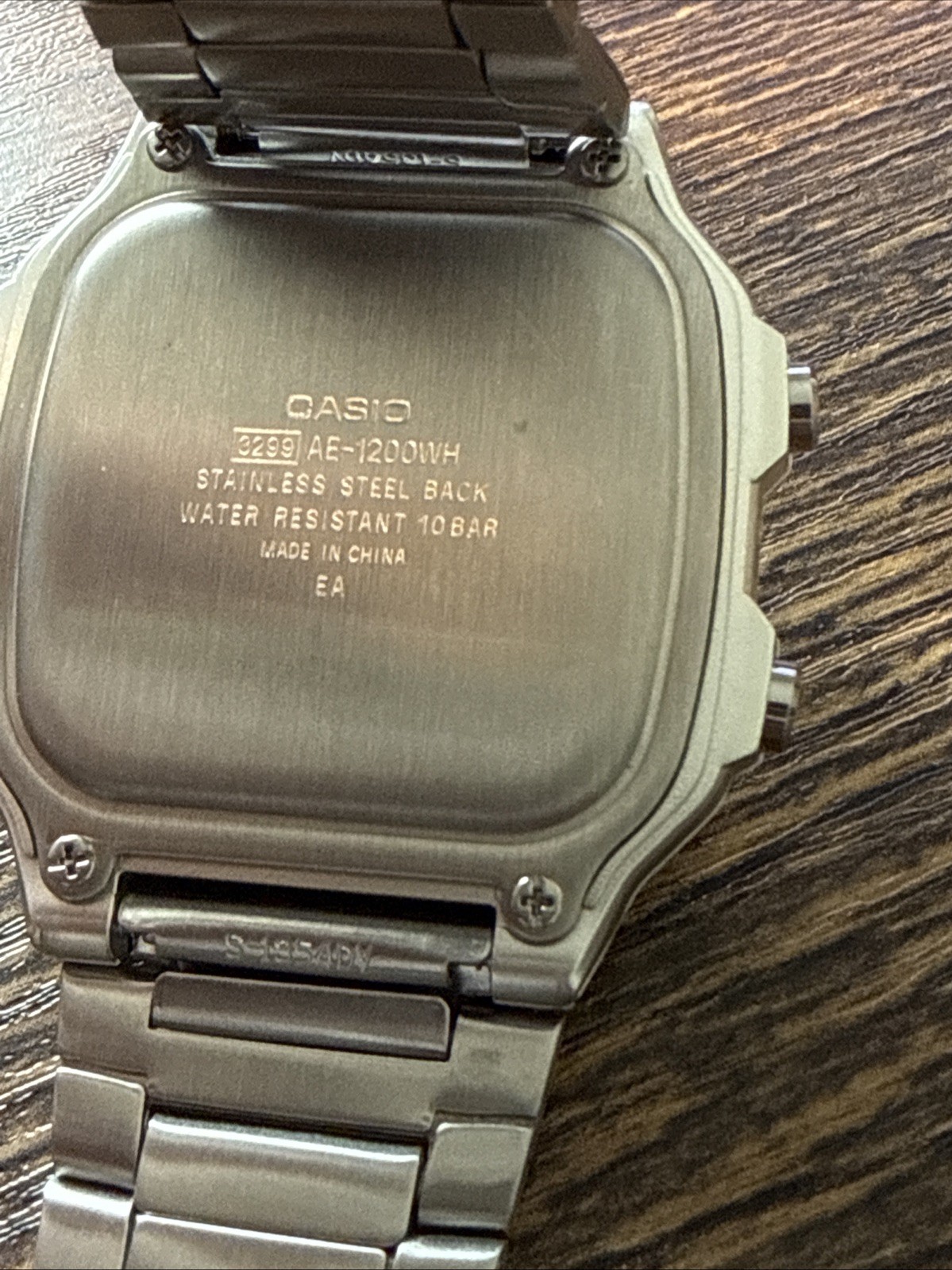 Casio Watch AE-1200WH Royale World Time Illuminator Silver w/ Original Bracelet