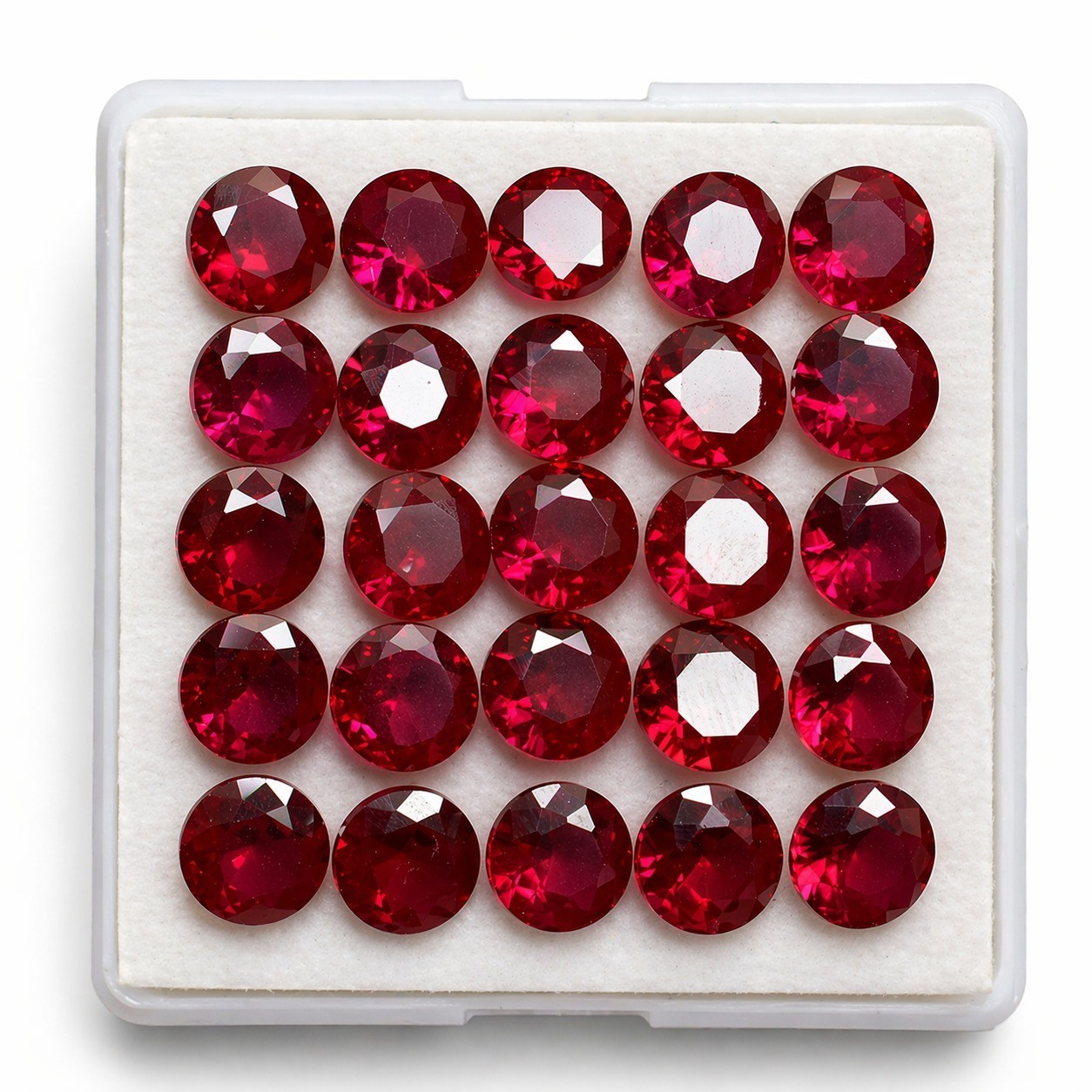 BURMESE Natural Red Ruby 5000 Ct Round Shape CERTIFIED Loose Gemstone Lot