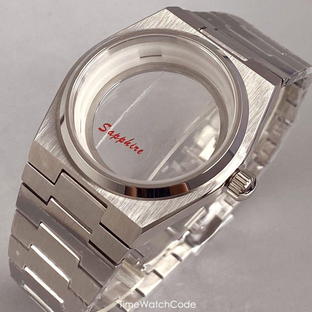 for PRX Super Player Men Watch MOD Watch Case 40mm fit NH35 NH36 NH38 Sapphire