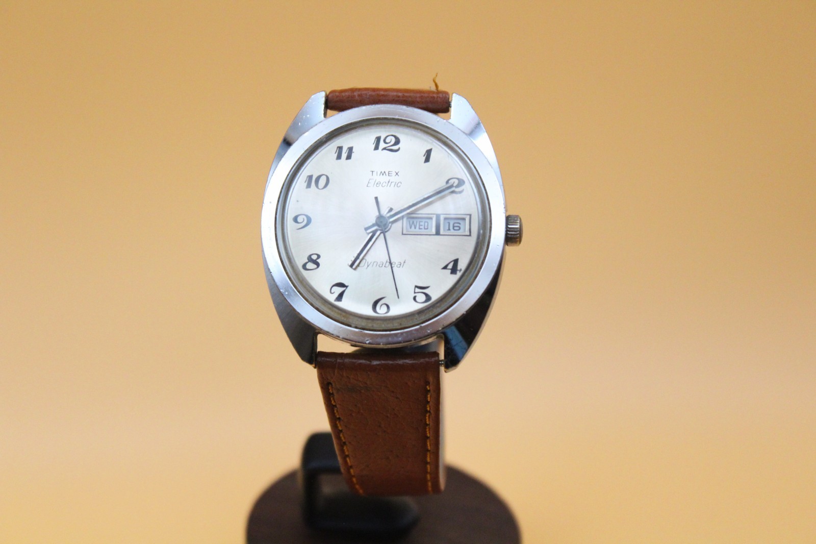 1970s Timex Electric Dynabeat Day/Date Watch Vintage Men’s Watch Very Nice Shape