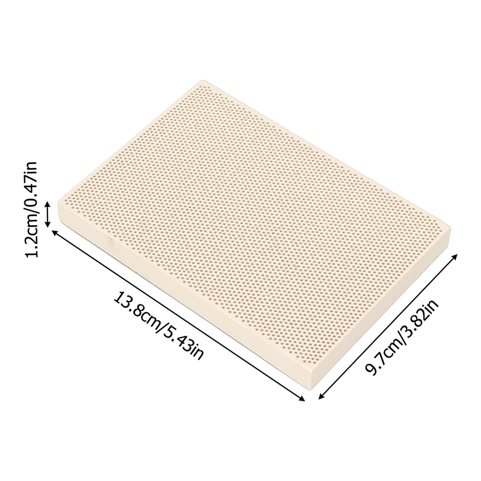 Soldering Block High-Temp Resistant Ceramic For Jewelry Welding Easy To Use