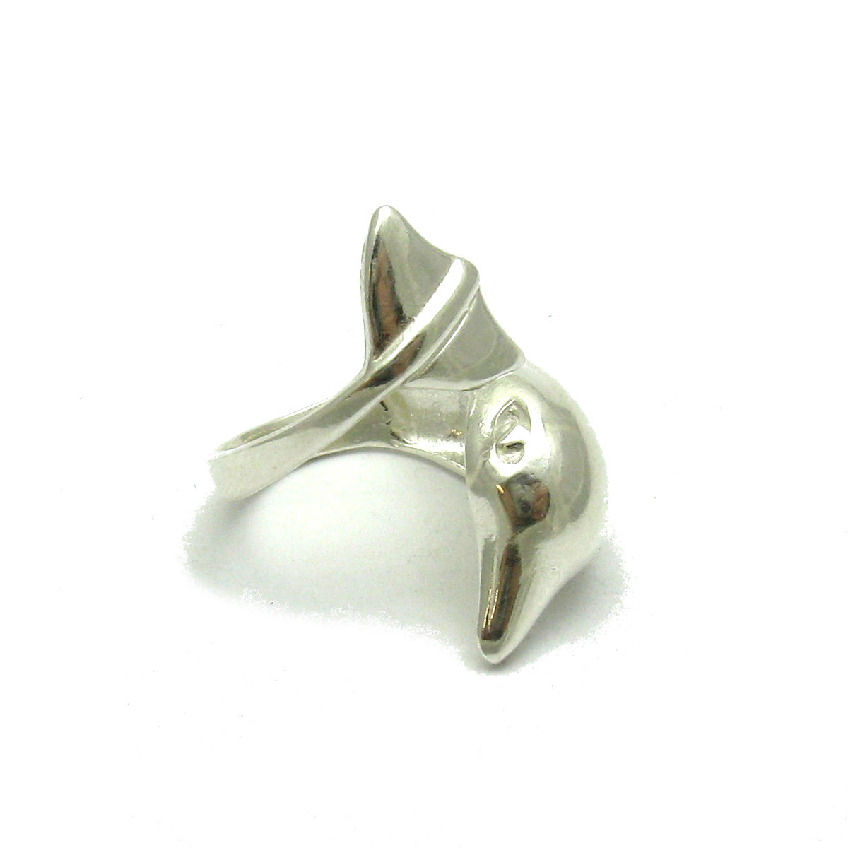 Extravagant Sterling Silver Ring Solid 925 Dolphin Perfect Quality Handmade