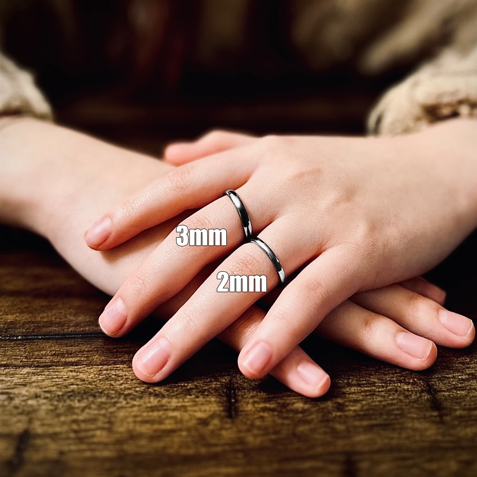 Free Engraving-Tungsten Carbide Polished Plain Wedding Band Ring All Sizes