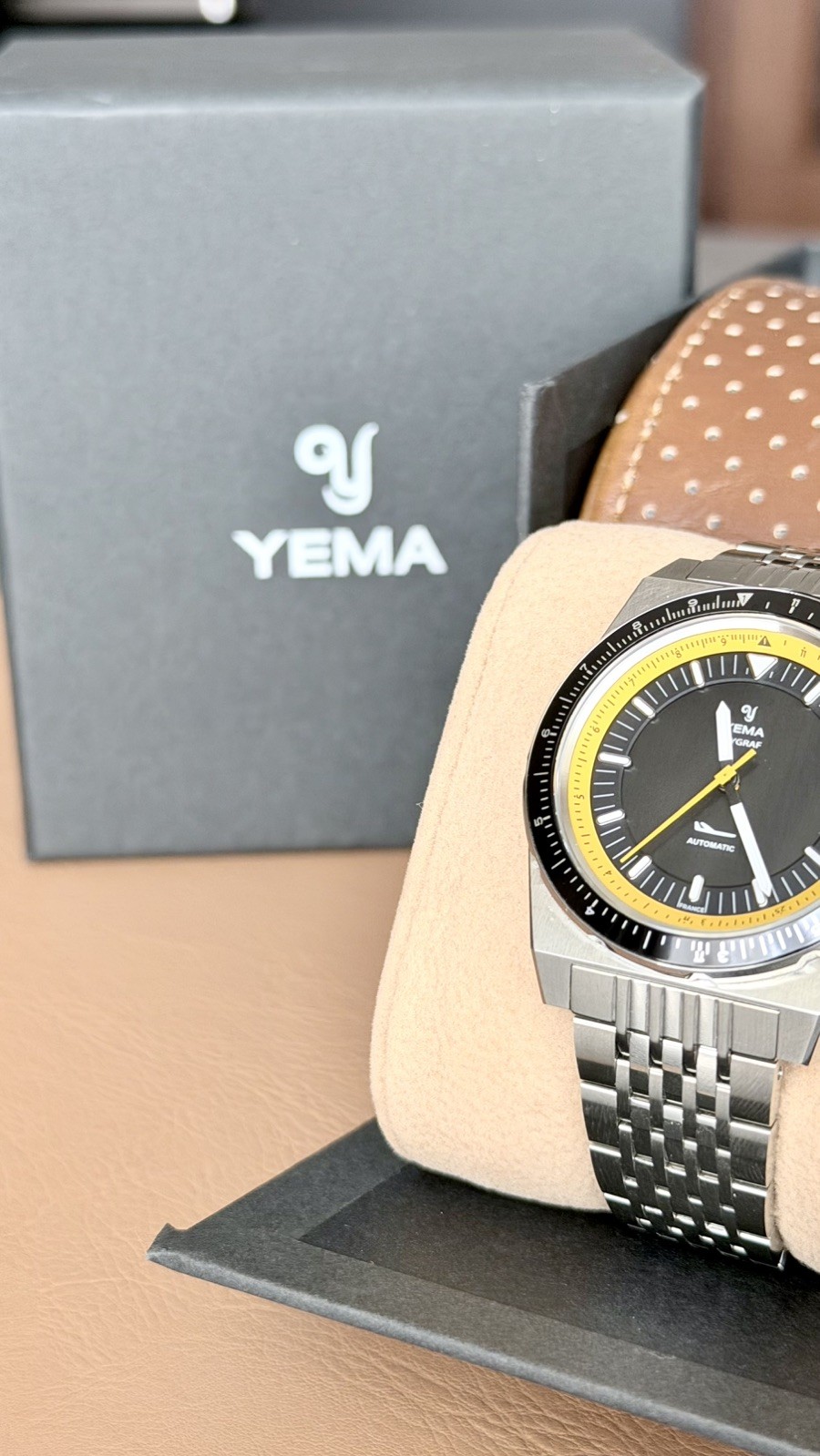 YEMA Flygraf CMM.10 Reissue 39mm Automatic Ref. 21.14.36.SN.M Mint