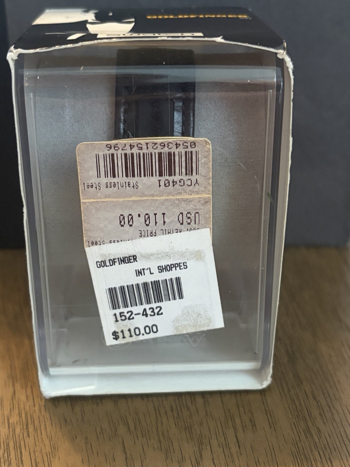 Swatch YCG401 Goldfinger James Bond 007 Chronograph 2002 Unworn w/ Box