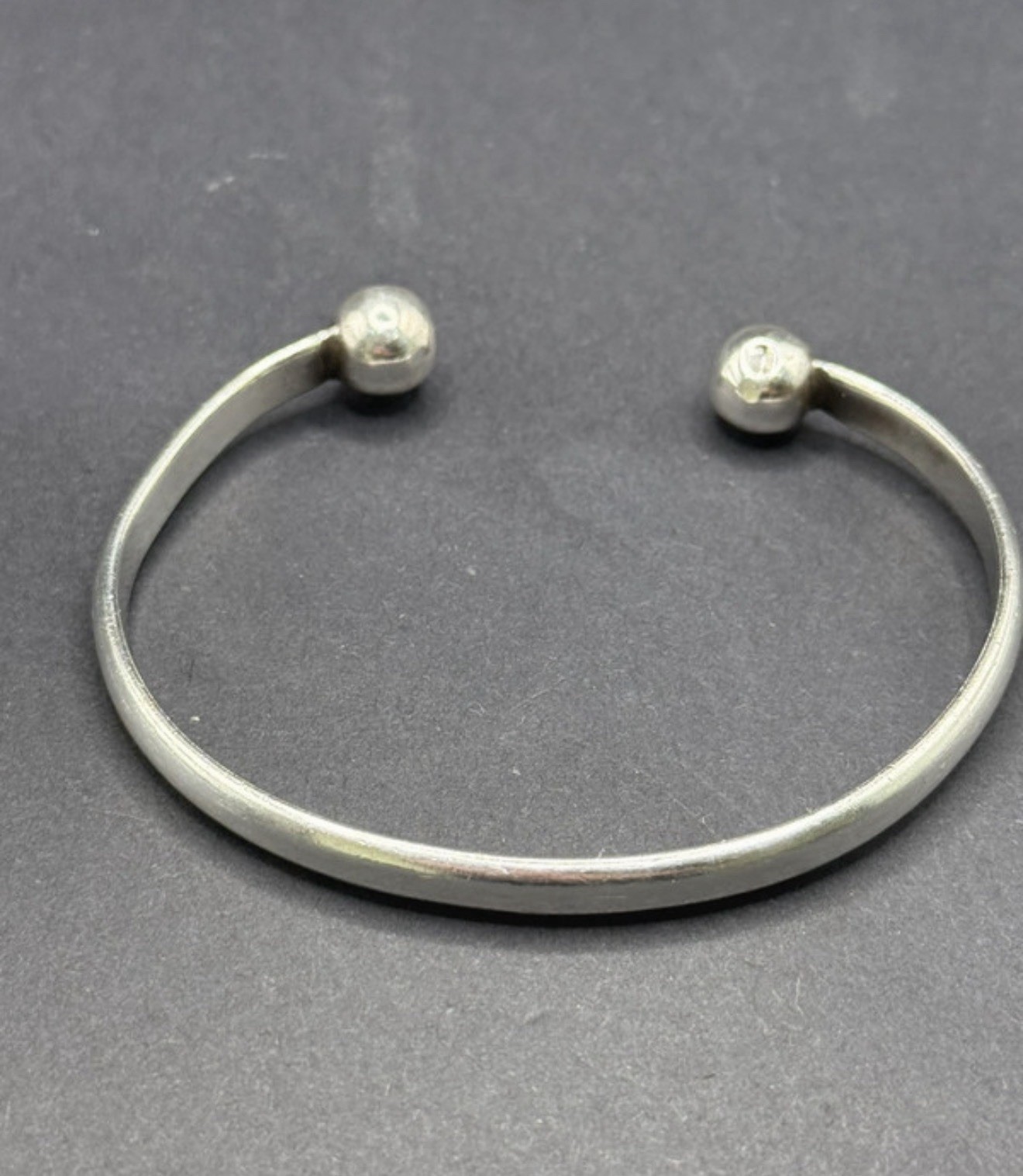 Sterling Silver 925 Torque Bangle Open Cuff Bracelet 24.16g