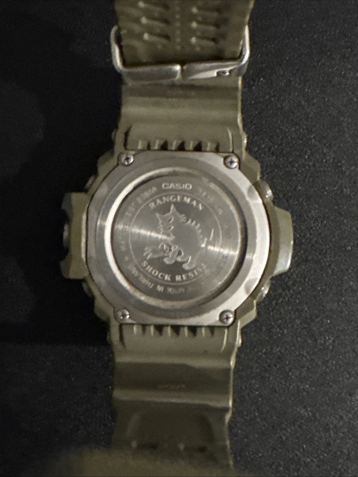 Casio G-shock Master of G Rangeman Green w/Negative Digital Display: GW9400-3