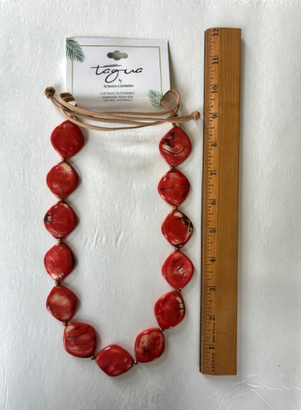 Tagua Nut Jewelry By Soraya Cedeno, Necklace, Megan, multicolor