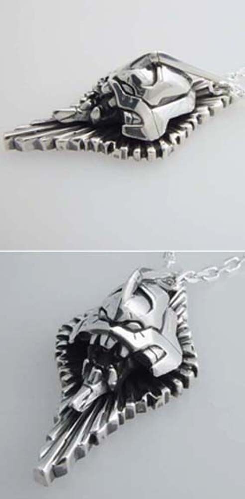 Neon Genesis EVANGELION EVANGELION Type01 925 Silver Face Pendant