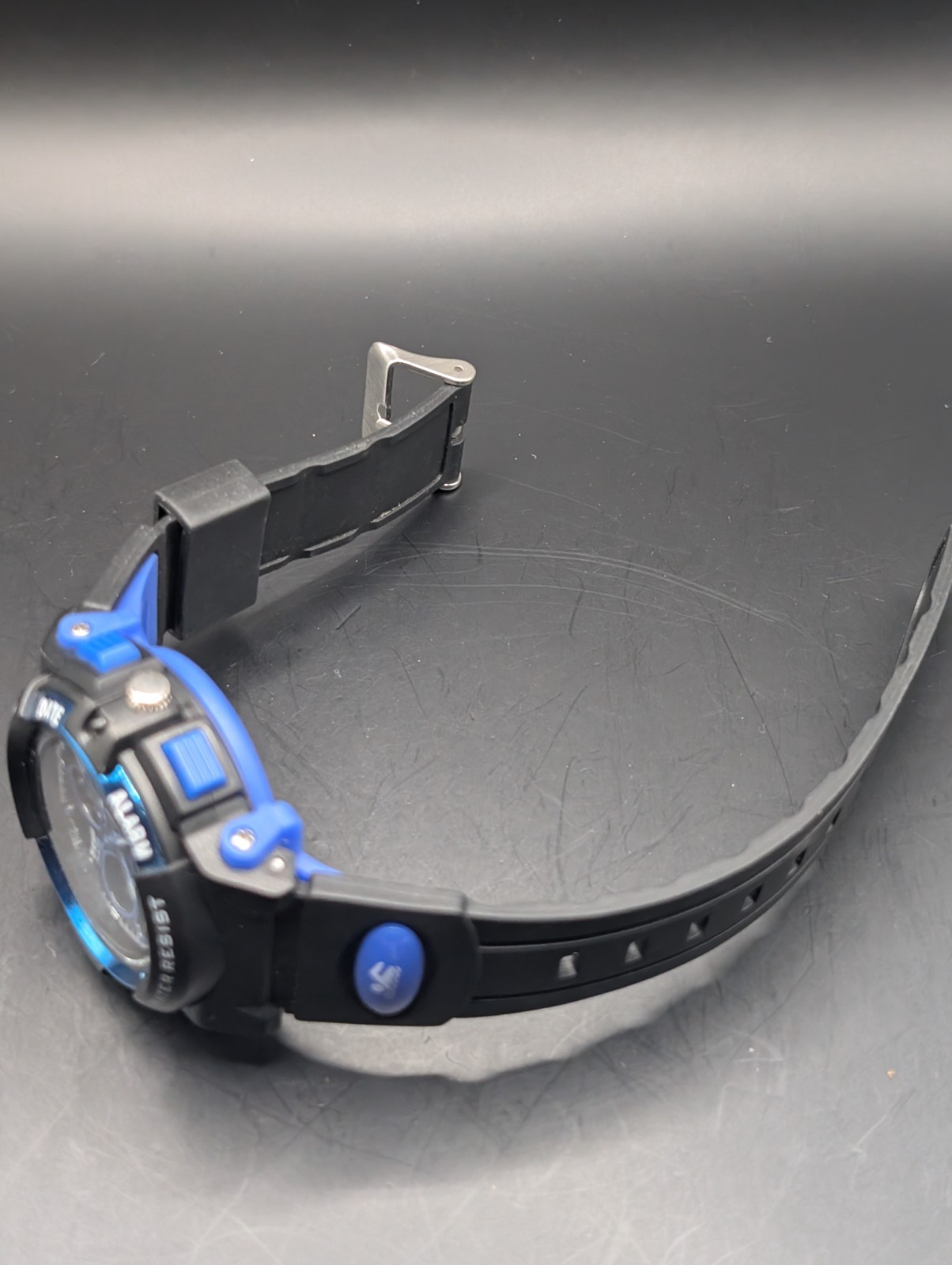 Skmei Sport Blue Black Watch New Battery Unisex 44mm