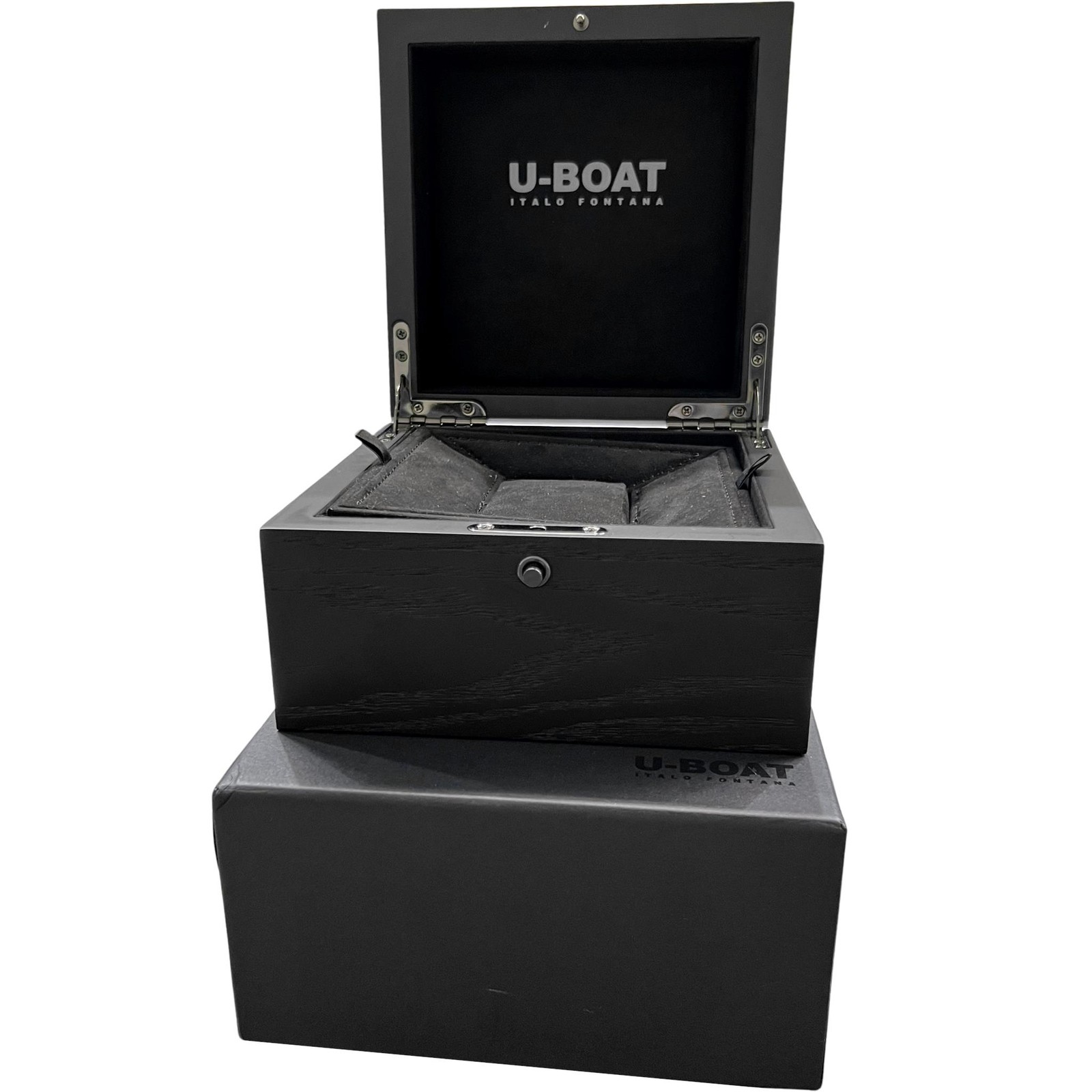U-Boat Italo Fontana Classico 45 Titanium Tungsten Blue Chronograph 3003 BOX