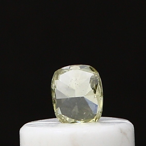 0.11CT 3 MM OVAL CUT DIAMOND ROSECUT DIAMOND YELLOW NATURAL LOOSE DIAMOND