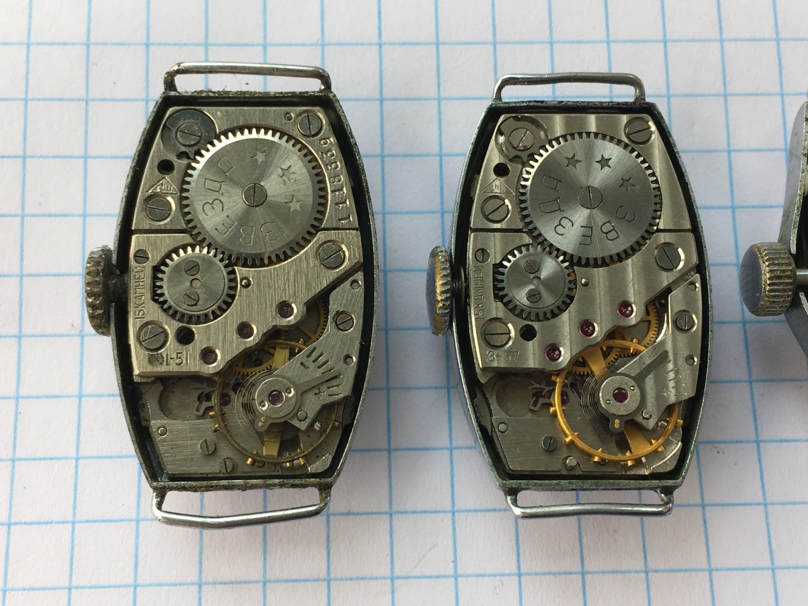 Lot of 10 Soviet Vintage ZVEZDA USSR Women mechanical Wristwatch for parts