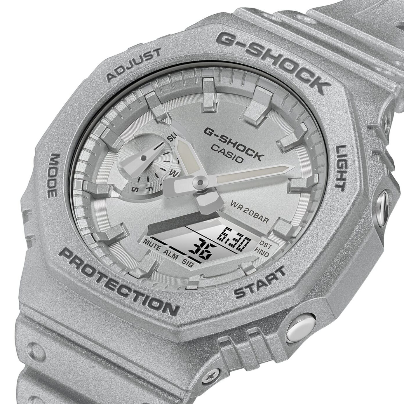 CASIO G-SHOCK GA-2100FF-8AJF Forgotten future Watch Metallic Silver 45.4mm
