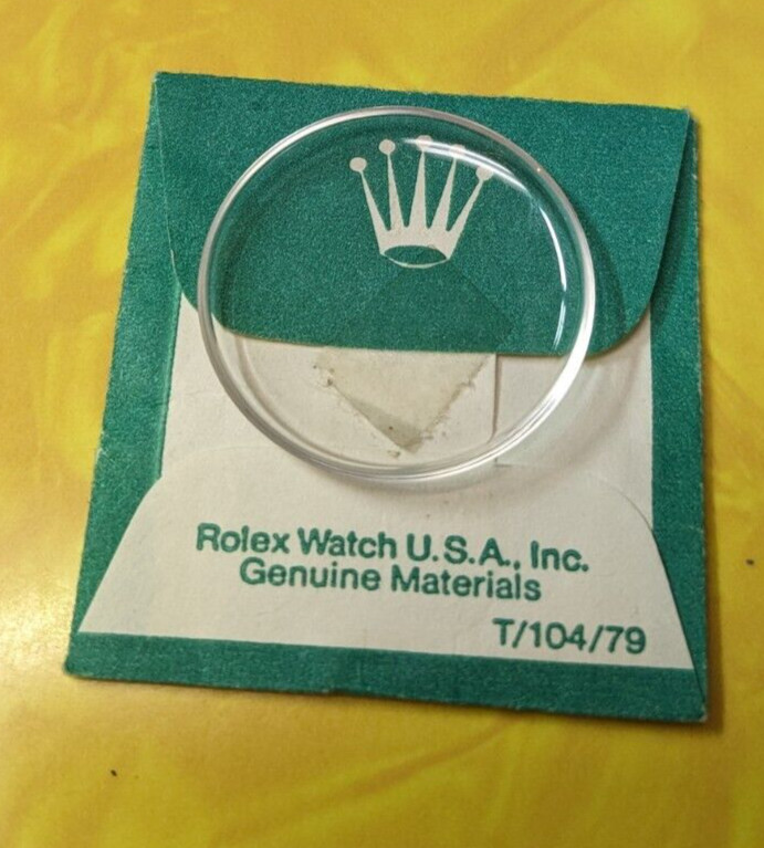 GENUINE ROLEX 3372 ACRYLIC DRESS WATCH CRYSTAL – NOS OPEN PACKAGE