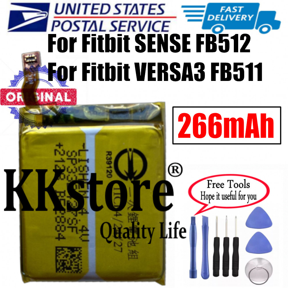 NEW Original Battery For Fitbit Versa 3 FB511 , For Fitbit Sense FB512 266mAh