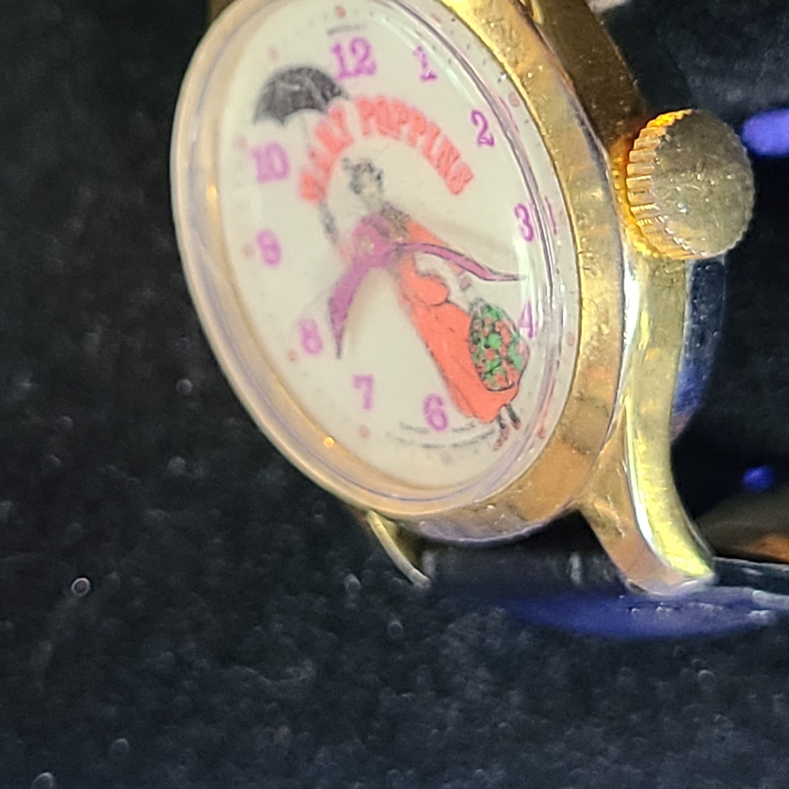 Vtg Disney Bradley Mary Poppins Mechanical Watch Runs 18+ hrs | Ready To Wear